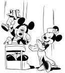 Mickey Mouse kleurplaat 9